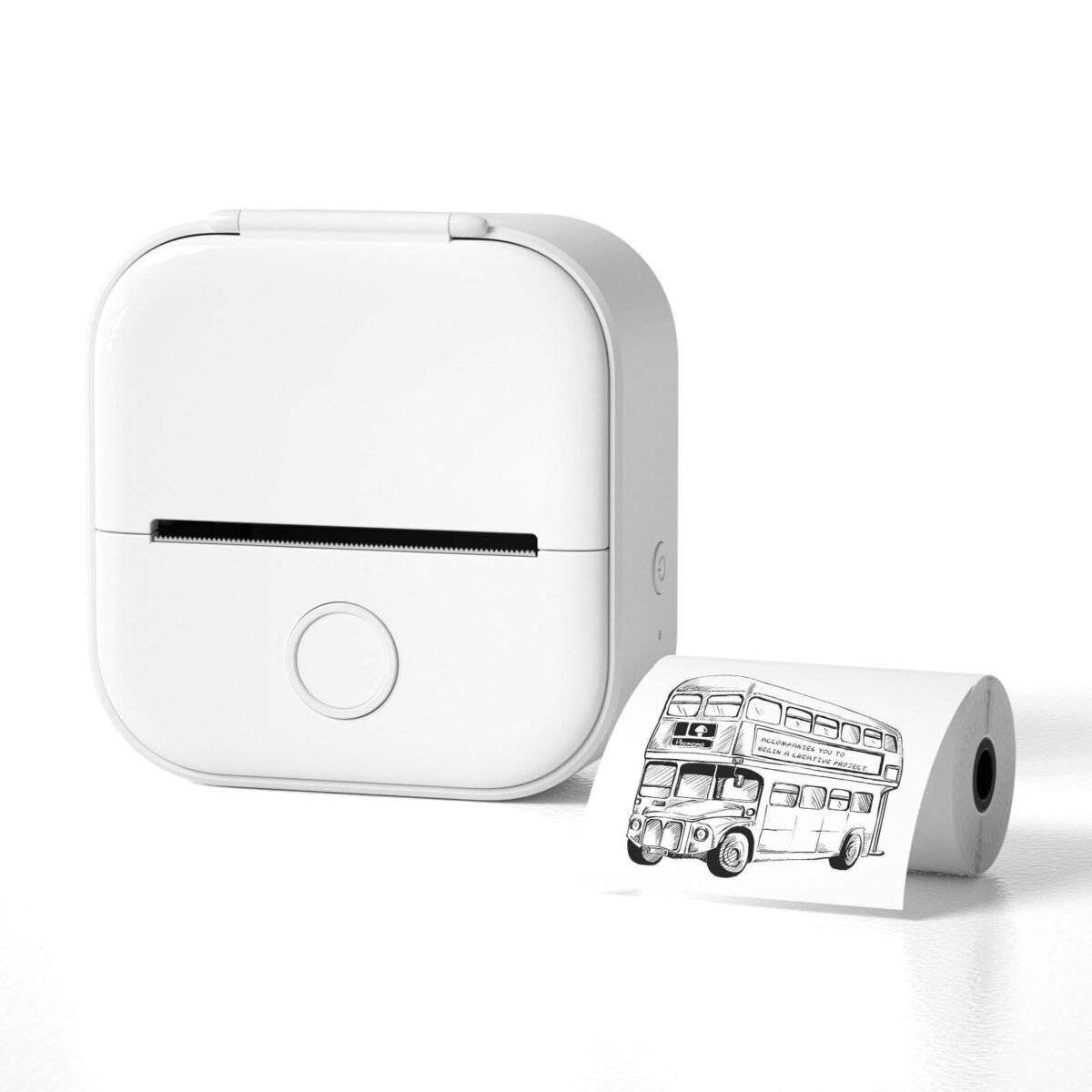 Portable Inkless Bluetooth Mini Pocket Printer - Label & Sticker Maker - Image 3