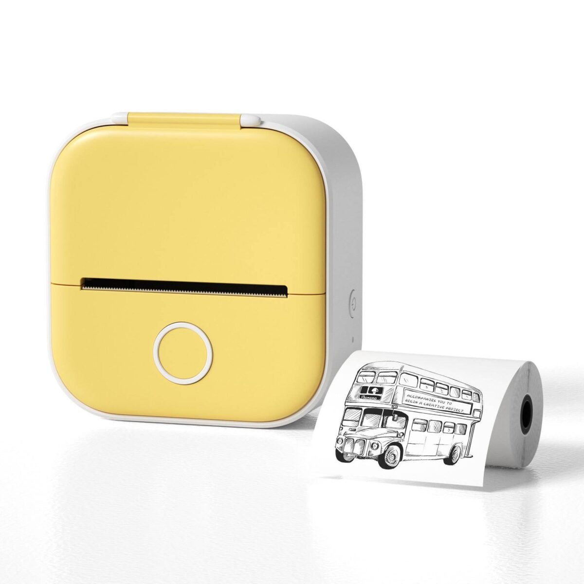 Portable Inkless Bluetooth Mini Pocket Printer - Label & Sticker Maker - Image 2