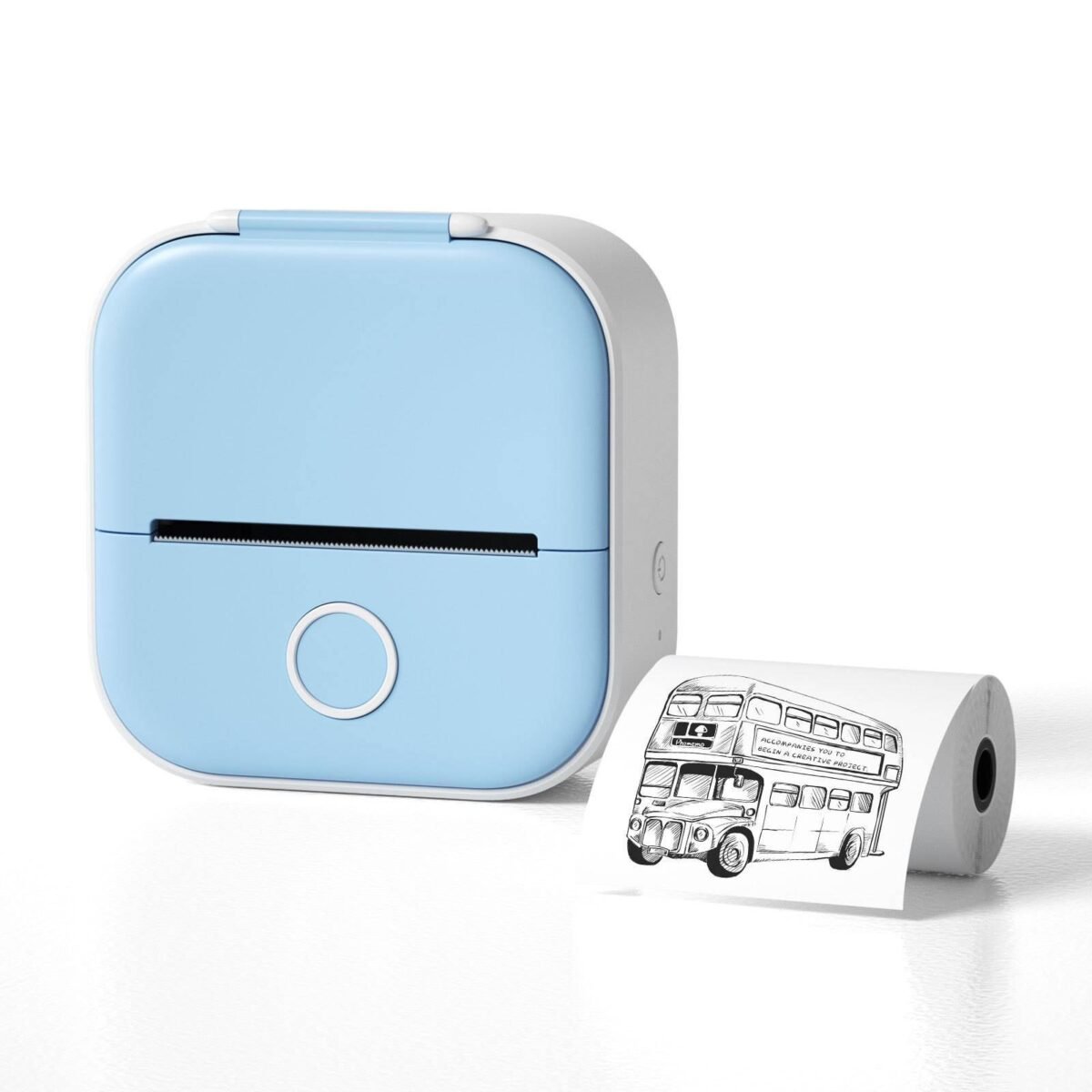 Portable Inkless Bluetooth Mini Pocket Printer - Label & Sticker Maker - Image 4