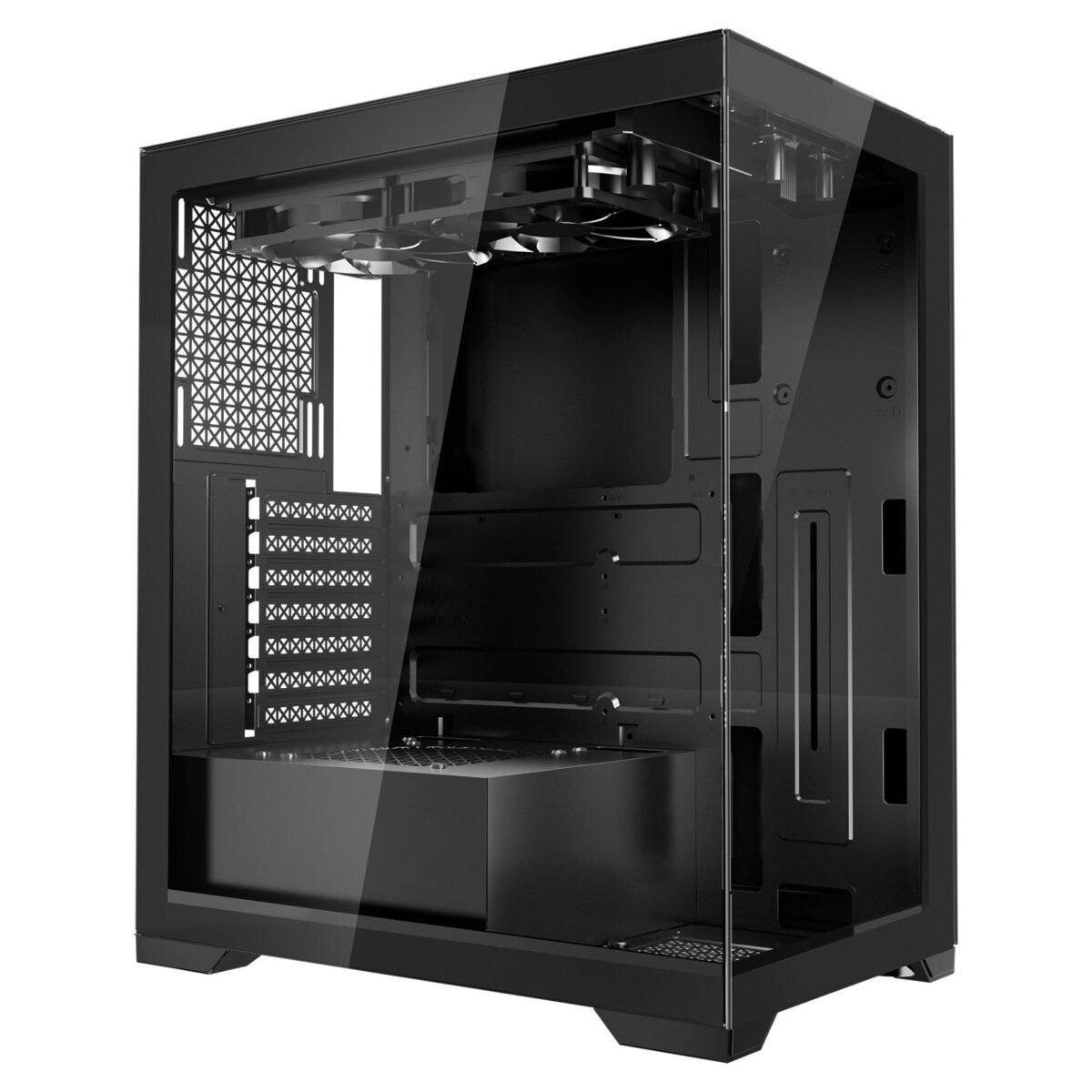Mid-Tower ATX PC Case – Gaming Computer Chassis with 2×120mm Fans - Image 8